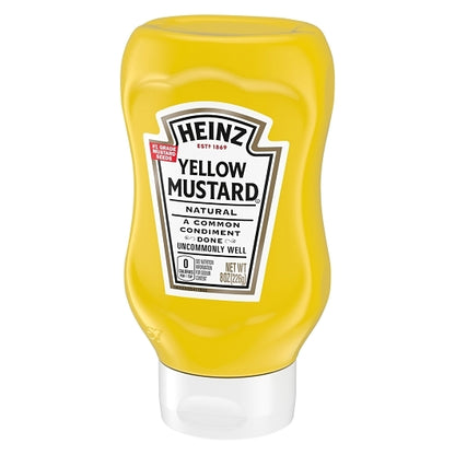 Heinz Yellow Mustard Bottle, 12 x 226 GR Case - DOT product image 7