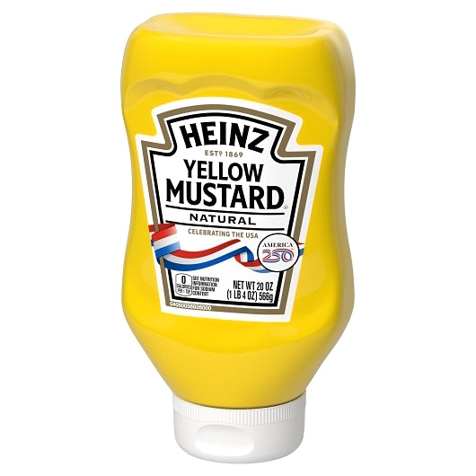 Heinz Yellow Mustard Bottle, 12 x 1.25 lb Case - DOT product image 5