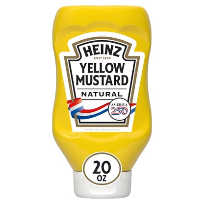 Heinz Yellow Mustard Bottle, 12 x 1.25 lb Case - DOT product image 3