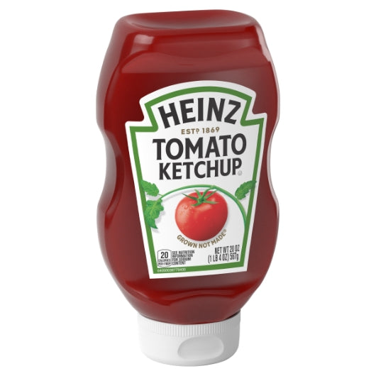 Heinz Easy Squeeze Clear Upside Down Ketchup Bottle, 12 x 1.25 lb Case - DOT product image 4