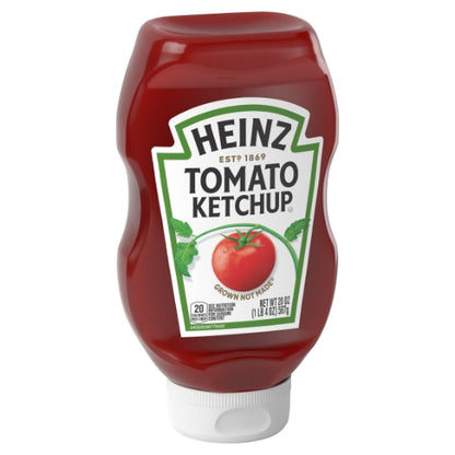 Heinz Easy Squeeze Clear Upside Down Ketchup Bottle, 12 x 1.25 lb Case - DOT product image 4