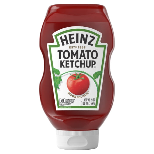 Heinz Easy Squeeze Clear Upside Down Ketchup Bottle, 12 x 1.25 lb Case - DOT product image 2
