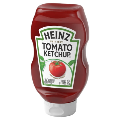 Heinz Easy Squeeze Clear Upside Down Ketchup Bottle, 12 x 1.25 lb Case - DOT product image 5