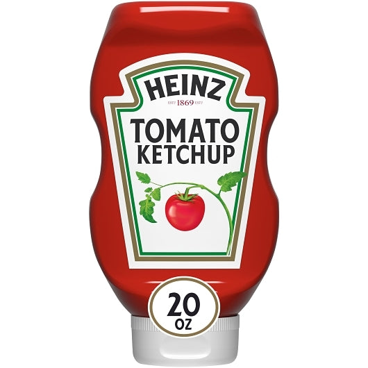 Heinz Easy Squeeze Clear Upside Down Ketchup Bottle, 12 x 1.25 lb Case - DOT product image 3