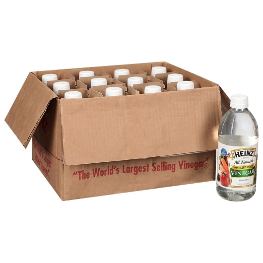 White Vinegar 5% White Vinegar Bottle, 12 x 16 fl oz Case - Alternate product angle or state
