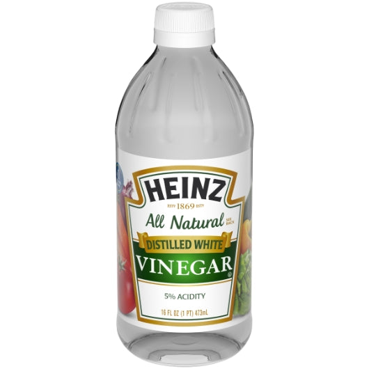 White Vinegar 5% White Vinegar Bottle, 12 x 16 fl oz Case - Front/center packaged product image