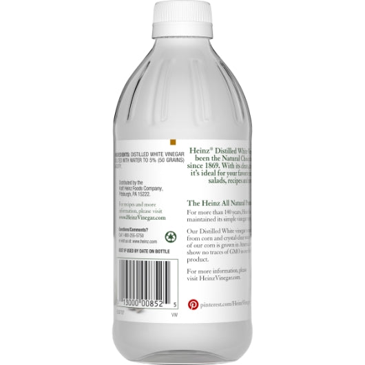White Vinegar 5% White Vinegar Bottle, 12 x 16 fl oz Case - Alternate product angle or state