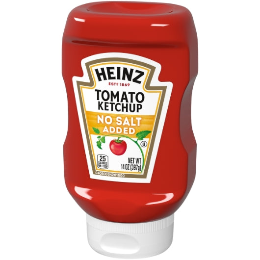 Heinz No Salt Ketchup Bottle, 6 x 14 oz Case - DOT product image 4