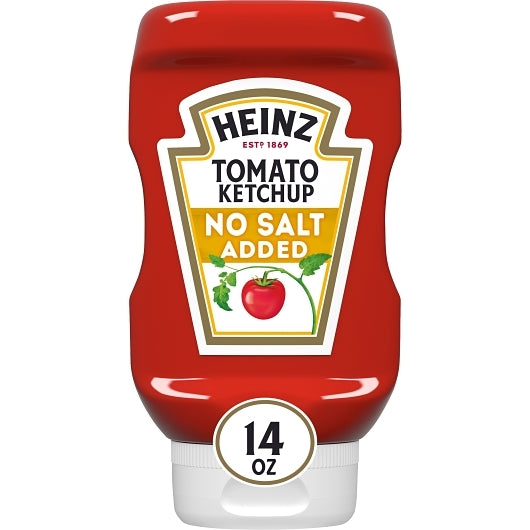 Heinz No Salt Ketchup Bottle, 6 x 14 oz Case - DOT product image 3