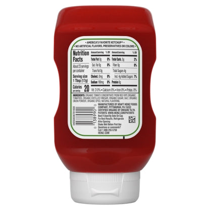 Heinz Organic Ketchup Bottle, 6 x 14 oz Case - DOT product image 5