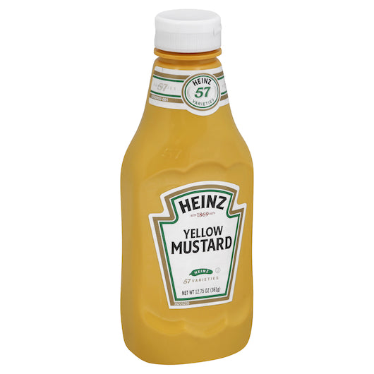 Heinz Classic Yellow Squeeze Mustard Bottle, 16 x 12.75 oz Case - DOT product image 2