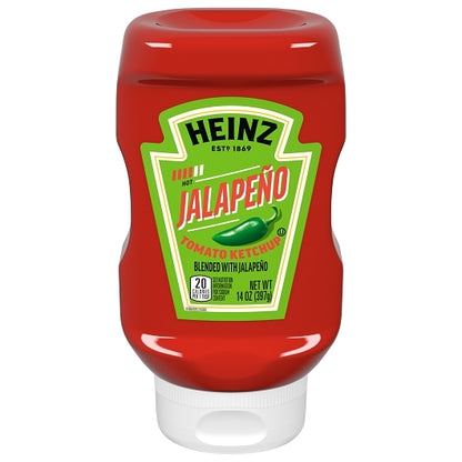 Heinz Jalapeno Ketchup Bottle, 6 x 397 GR Case - Condiments & Sauces