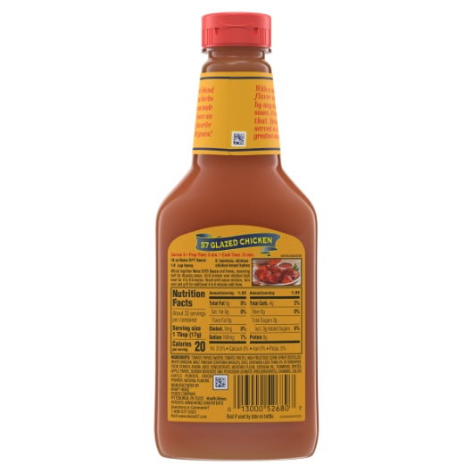 Sauce 57 Squeeze Sauce Bottle, 12 x 1.25 lb Case - DOT product image 7