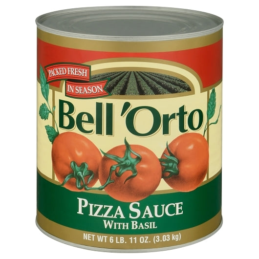 Bell Orto Pizza Sauce With BASIL, 6 x 107 oz Case - DOT product image 4