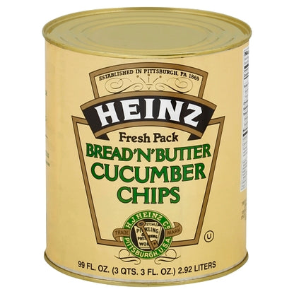 Heinz Bread & Butter Pickle Chip Bulk, 6 x 99 fl oz Case - DOT product image 2