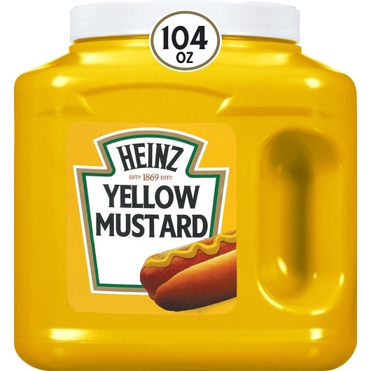 Heinz Kosher Mustard Bulk, 6 x 104 oz Case - DOT product image 2