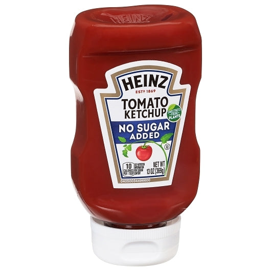 Heinz No Sugar Added Ketchup Bottle, 6 x 369 GR Case - DOT product image 7