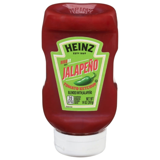 Heinz Jalapeno Ketchup Bottle, 6 x 397 GR Case - DOT product image 6