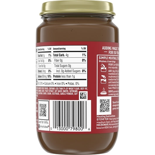 Heinz Homestyle Beef Gravy Jar, 12 x 340 GR Case - DOT product image 6