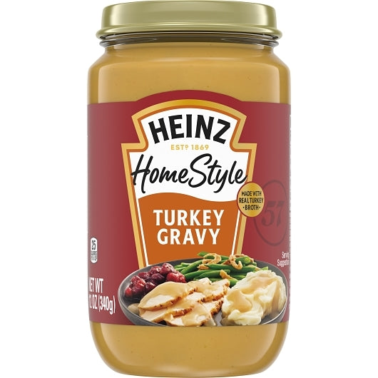 Heinz Homestyle Turkey Gravy Jar, 12 x 340 GR Case - DOT product image 3