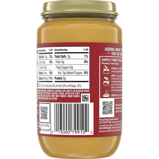 Heinz Homestyle Turkey Gravy Jar, 12 x 340 GR Case - DOT product image 7