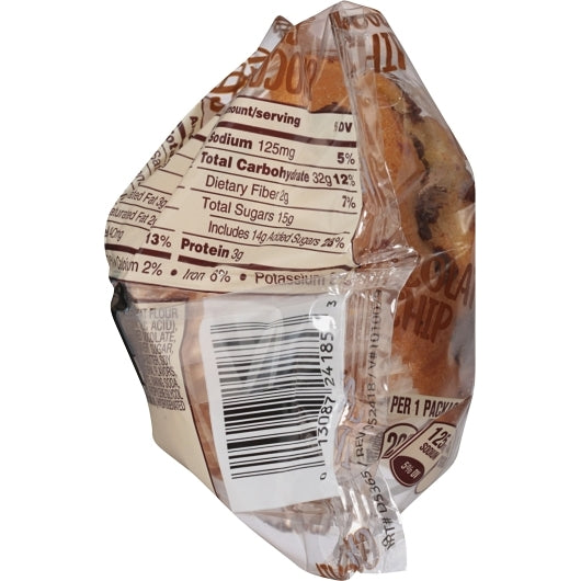 Otis Spunkmeyer Individually Wrapped Whole Grain Chocolate Chip Muffin, 72 x 2 oz Case - DOT product image 3