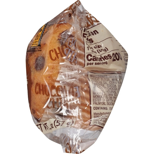 Otis Spunkmeyer Individually Wrapped Whole Grain Chocolate Chip Muffin, 72 x 2 oz Case - DOT product image 4