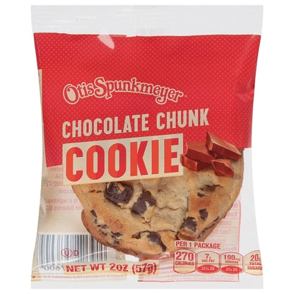 Otis Spunkmeyer Individually Wrapped Thaw And Serve Chocolate Cookie, 72 x 2 oz Case - Bakery & Desserts