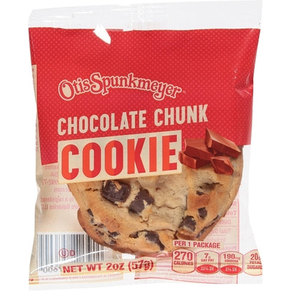 Otis Spunkmeyer Individually Wrapped Thaw And Serve Chocolate Cookie, 72 x 2 oz Case - DOT product image 2