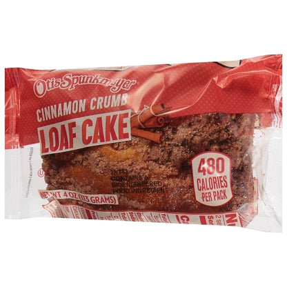 Otis Spunkmeyer Cinnamon With Artificial Flavor Individually Wrapped Loaf Cake, 24 x 4 oz Case - DOT product image 5