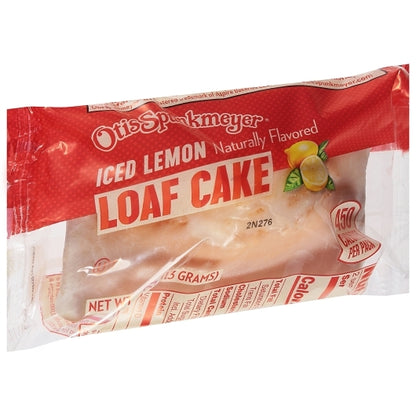Otis Spunkmeyer Lemon Iced With Natural And Artificial Flavor Individually Wrapped Loaf Cake, 24 x 4 oz Case - DOT product image 3