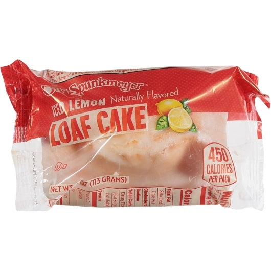 Otis Spunkmeyer Lemon Iced With Natural And Artificial Flavor Individually Wrapped Loaf Cake, 24 x 4 oz Case - DOT product image 2