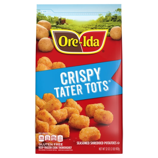 Ore-Ida Crispy Tater Tots, 12 x 2 lb Case - DOT product image 2
