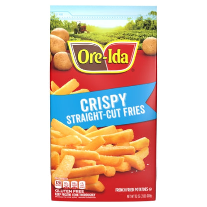 Ore-Ida Prime Golden French Fries, 12 x 2 lb Case - Frozen Potatoes Sides