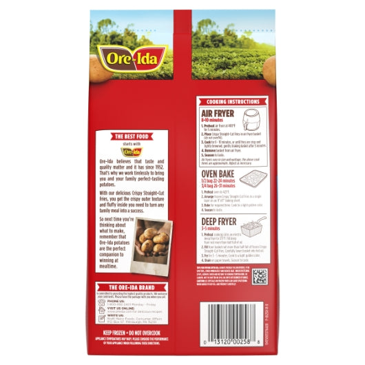 Ore-Ida PRIME GOLDEN French FRIES, 12 x 2 lb Case - DOT product image 4