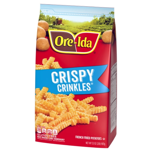 Ore-Ida GOLDEN DEEP Crispy CRINKLE CUT French FRIES, 12 x 907 GR Case - DOT product image 3