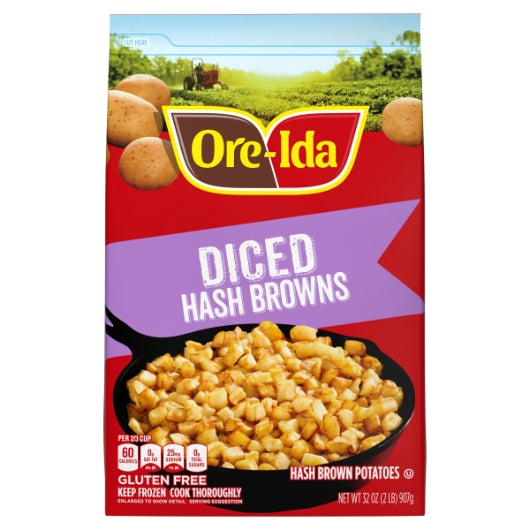 Ore Ida Kraft SOUTHERN STYLE Diced Hash Brown Potatoes, 12 x 907 GR Case - DOT product image 2
