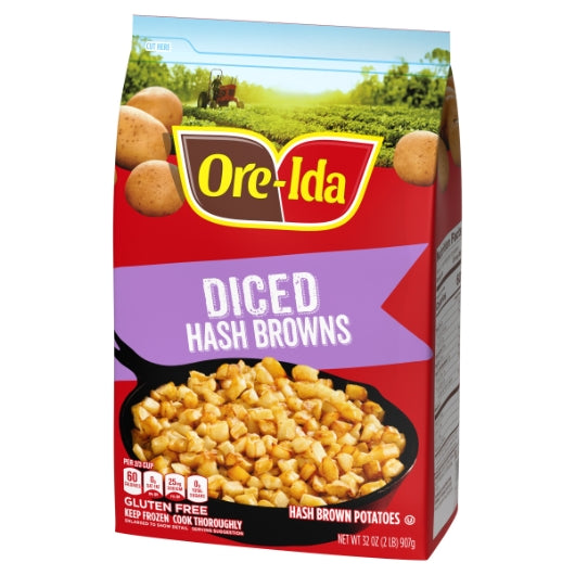 Ore Ida Kraft SOUTHERN STYLE Diced Hash Brown Potatoes, 12 x 907 GR Case - DOT product image 5