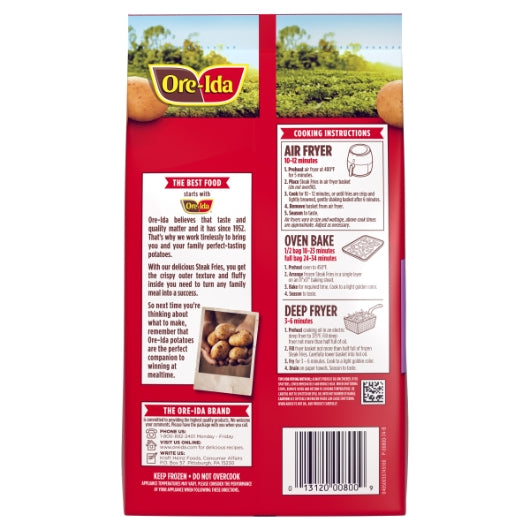 Ore-Ida Classic Steak Fries, 12 x 793 GR Case - DOT product image 6