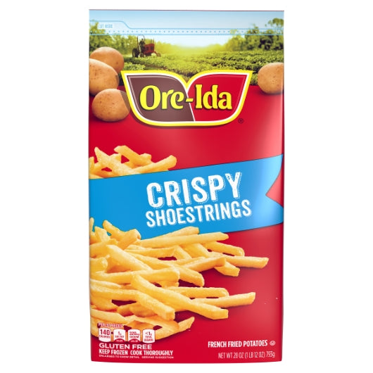 Ore-Ida PRIME Crispy SHOESTRING Fries, 12 x 793 GR Case - Frozen Potatoes Sides