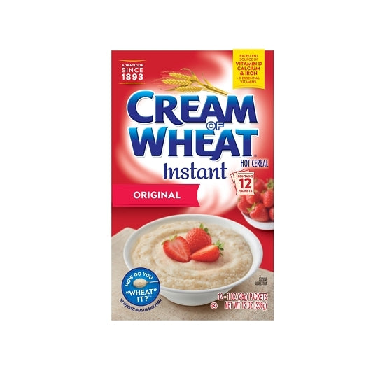 Cream Of Wheat Instant Original Hot Cereal, 12 x 12 oz Case - DOT product image 2