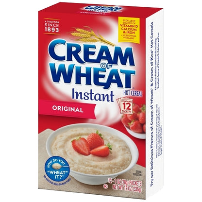 Cream Of Wheat Instant Original Hot Cereal, 12 x 12 oz Case - DOT product image 5