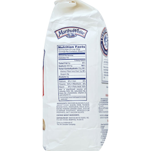Martha White SELF RISING FLOUR, 8 x 5 lb Case - DOT product image 5