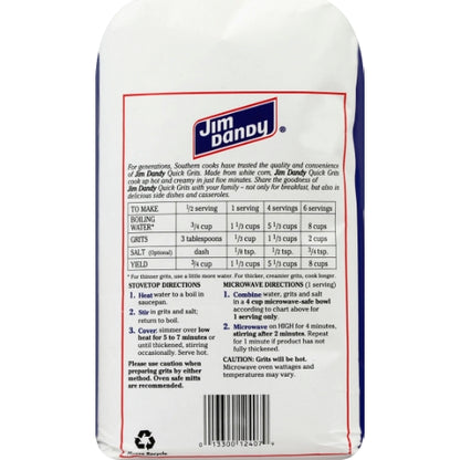 Jim Dandy QUICK GRITS 5 POUND, 8 x 5 lb Case - DOT product image 3