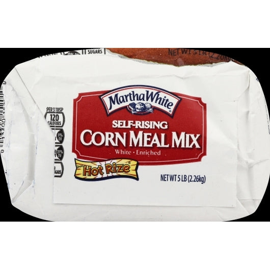 Martha White Self Rising Mix Corn Meal, 8 x 5 lb Case - Unclassified DOT image