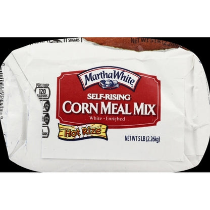 Martha White Self Rising Mix Corn Meal, 8 x 5 lb Case - Unclassified DOT image