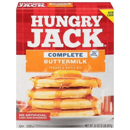 Hungry Jack Complete Buttermilk Pancake Mix, 6 x 32 oz Case - DOT product image 3