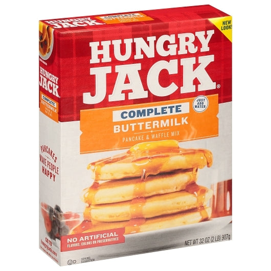 Hungry Jack Complete Buttermilk Pancake Mix, 6 x 32 oz Case - DOT product image 4