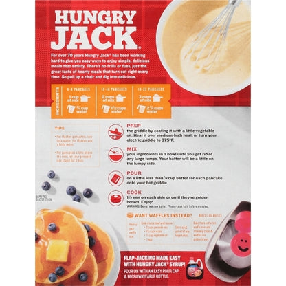 Hungry Jack Complete Buttermilk Pancake Mix, 6 x 32 oz Case - DOT product image 5