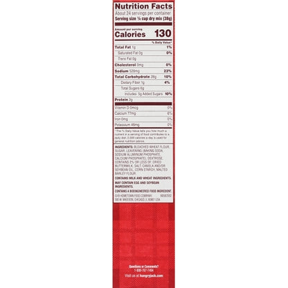 Hungry Jack Complete Buttermilk Pancake Mix, 6 x 32 oz Case - DOT product image 6